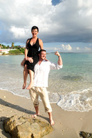 091212 Mr & Mrs Krystle & Jeremiah Johnson Wedding Day at Bluebeards Beach Club, St. Thomas U.S. Virgin Islands.
