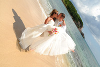 110112 Mr & Mrs Ryan & Stephanie Malloy Wedding Day at Bolongo Bay Resort St. Thomas U.S. Virgin Islands