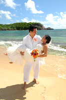 110712 Mr & Mrs Tina & Dan Tran Wedding Day at the Bolongo Bay Resort St. Thomas U.S. Virgin Islands