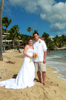 121212 Mr & Mrs Ashley & Neal Hauk Wedding Day at Bolongo Bay Resort St. Thomas U.S. Virgin Islands