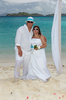 042412 Mr & Mrs Tracey & Mark Osborne Wedding Day at Lindquist Beach St. Thomas U.S. Virgin Islands