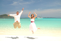 040312 Mr & Mrs Tiffany & Wilbur Massie Wedding Day at Lindquist Beach St. Thomas U.S. Virgin Islands