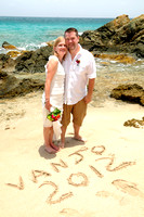 062012 Mr & Mrs Valerie & Jon Brothers Wedding Day at Bluebeards Beach Club, St. Thomas U.S. Virgin Islands