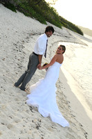 060412 Mr & Mrs Jennifer & Shayne Mederios Wedding Day at Lindquist Beach, St. Thomas U.S. Virgin Islands