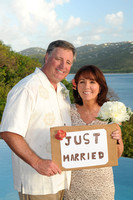 030612 Mr & Mrs Linda & Robert Goodmanson Wedding Day at Villa Casa Lupa, Peterborg St. Thomas U.S. Virgin Islands