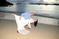 021412 Mr & Mrs Cara & Dan Goertz Wedding Day at Secret Harbour Resort, St. Thomas U.S. Virgin Islands