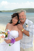 060512 Mr & Mrs Karen & Bobby Yost Wedding Day at Lindquist Beach St. Thomas U.S. Virgin Islands