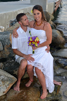 121616 Sarah & Glen Wedding Day at the Bolongo Bay Resort St. Thomas U.S. Virgin Islands.