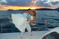 090515 Erica & Dean Wedding aboard the S/V Heavenly Days, St. Thomas U.S. Virgin Islands.