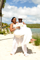 040713 Mr & Mrs Fernice & Ira Morton 25th Wedding Annivarsary at Bolongo Bay Resort St. Thomas U.S. Virgin Islands
