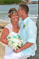 100714 Sheryl & Cary Wedding Day at Bolongo Bay Resort St. Thomas U.S. Virgin Islands.