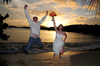 052413 Mr & Mrs Carrie & Dustin Voliva Wedding Day at Secret Harbour Resort, St. Thomas U.S. Virgin Islands