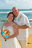 122215 Robin & Mark Wedding Day at the Bolongo Bay Resort St. Thomas U.S. Virgin Islands.