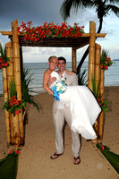 072813 Mr & Mrs Emily & Matthew Almai Wedding Day at Bolongo Bay Resort St. Thomas U.S. Virgin Islands.