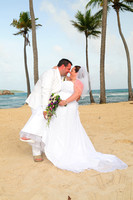 061513 Mr & Mrs Sherrie & Matthew Barslow Wedding Day at Bolongo Bay Resort St. Thomas U.S. Virgin Islands.