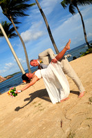 062113 Mr & Mrs Melody & Clae New Wedding Day at Bolongo Bay Resort St. Thomas U.S. Virgin Islands.