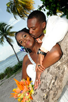 083113 Mr & Mrs LaToi & Kenny Currie Wedding Day at Bolongo Bay Resort St. Thomas U.S. Virgin Islands.