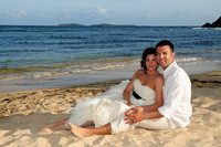 051813 Mr & Mrs Nicolette & Sam Wedding Day at Bolongo Bay Resort St. Thomas U.S. Virgin Islands