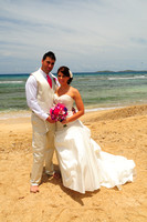 062213 Mr & Mrs Ashley & Joshua Riff Wedding Day at Bolongo Bay Resort St. Thomas U.S. Virgin Islands.