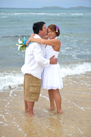 070216 Jennifer & Jeff Wedding Day at the Bolongo Bay Resort St. Thomas U.S. Virgin Islands.