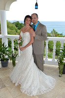 073016 Brittany & Jeffrey Wedding Day at Blue Sandcastle Villa. St. Thomas U.S. Virgin Islands.