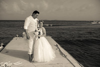 061218 Hugh & Sarah Wedding Day at the Bolongo Bay Resort St. Thomas U.S. Virgin Islands.
