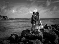071618 Marcella & Johnny Wedding Day at the Bolongo Bay Resort St. Thomas U.S. Virgin Islands.