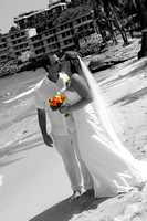 062211 Mr & Mrs Lynne & Charles Westervoorde Jr Wedding Day at Bolongo Bay Resort St. Thomas U.S. Virgin Islands