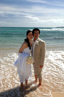 121813 Mr & Mrs Crystal & Donny Ng Wedding Day at Bolongo Bay Resort St. Thomas U.S. Virgin Islands.
