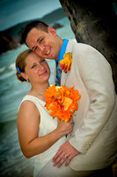 110814 Kristen & Michael Wedding Day at Bolongo Bay Resort St. Thomas U.S. Virgin Islands.