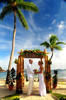 102210 Mr & Mrs Sara & Justin Polak Wedding Day at Bolongo Bay St. Thomas Virgin Islands