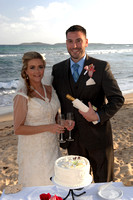121413 Mr & Mrs Sabrina & David DeSaintis Wedding Day at Bolongo Bay Resort St. Thomas U.S. Virgin Islands.