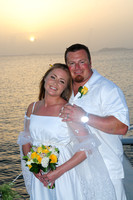 042810 Mr & Mrs Kerri & Scott Wall Wedding Day on the New Horizons Sailboat