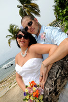 063011 Mr & Mrs Jennifer & Robert Harvey Wedding Day at Bolongo Bay Resort St. Thomas U.S. Virgin Islands