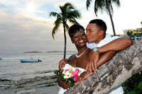 123010 Mr & Mrs Yolanda & Pedro Santana Wedding Day at Bolongo Bay Resort St. Thomas
