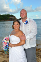 100914 Stefanie & Cory Wedding Day at Bolongo Bay Resort St. Thomas U.S. Virgin Islands.